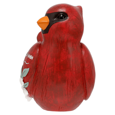 Always By Your Side Memorial 'Angels Are Near' Cardinal Figurine