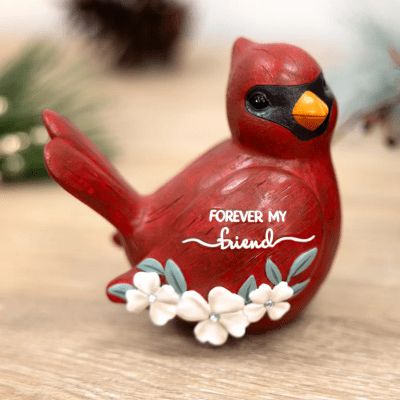 Always By Your Side 'Forever My Friend' Cardinal Figurine