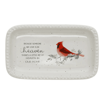 Always By Your Side Memorial 'Heaven In Our Home' Cardinal Trinket Dish