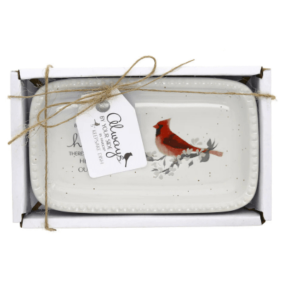 Always By Your Side Memorial 'Heaven In Our Home' Cardinal Trinket Dish