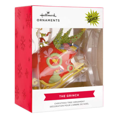 Dr. Seuss's How the Grinch Stole Christmas!™ Grinch on Sleigh Hallmark Ornament