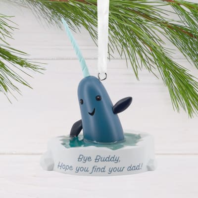 Elf Narwhal Hallmark Ornament