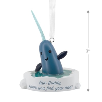 Elf Narwhal Hallmark Ornament
