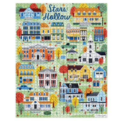 Gilmore Girls Stars Hollow Map 1,000-Piece Jigsaw Puzzle