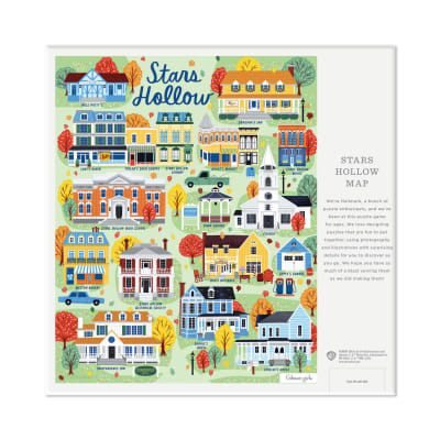 Gilmore Girls Stars Hollow Map 1,000-Piece Jigsaw Puzzle