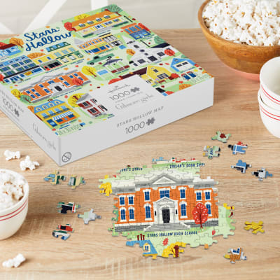 Gilmore Girls Stars Hollow Map 1,000-Piece Jigsaw Puzzle