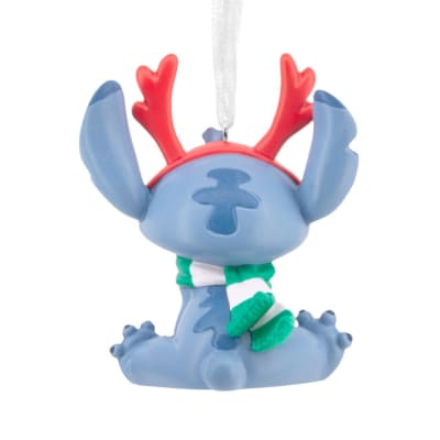 Disney Stitch With Red Antlers Hallmark Ornament