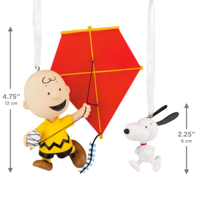 Peanuts® Charlie Brown and Snoopy Hallmark Ornaments, Set of 2