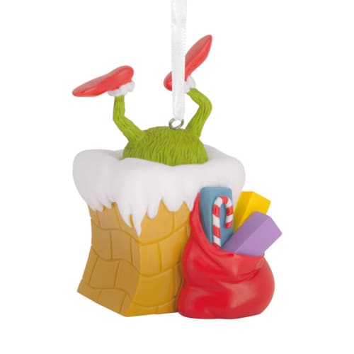Dr. Seuss's How the Grinch Stole Christmas!™ Grinch in Chimney Hallmark Ornament