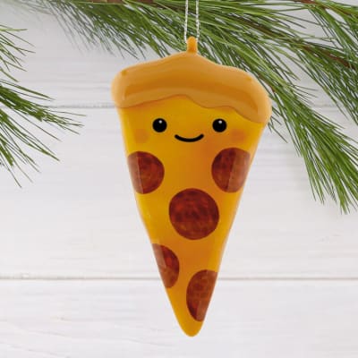 Pizza Slice Shatterproof Hallmark Ornament