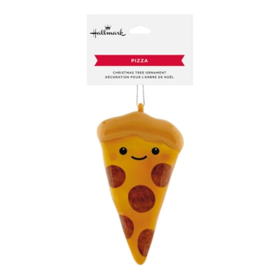 Pizza Slice Shatterproof Hallmark Ornament