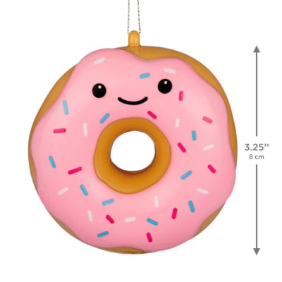 Smiling Sprinkle Donut Shatterproof Hallmark Ornament