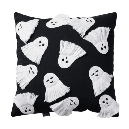 Fringe Ghosts Halloween Pillow