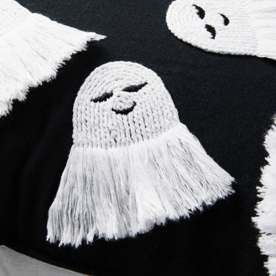 Fringe Ghosts Halloween Pillow