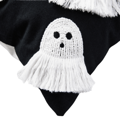 Fringe Ghosts Halloween Pillow
