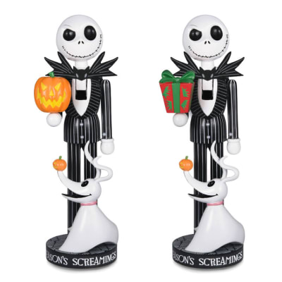 Disney Tim Burton's The Nightmare Before Christmas Jack Skellington Nutcracker Figurine