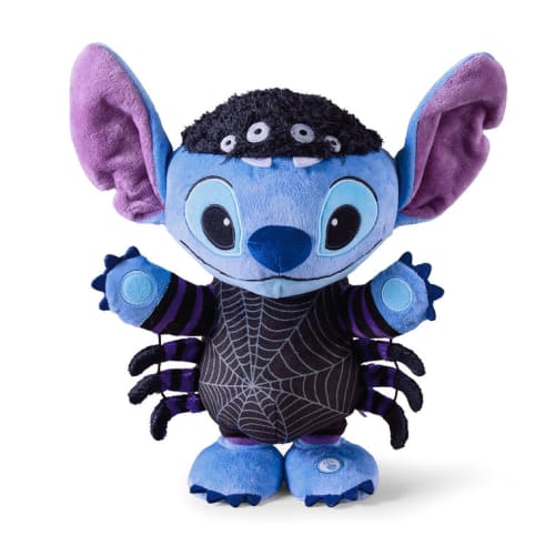 Disney Stitch Sneaky Spider Plush With Sound and Motion, 12
