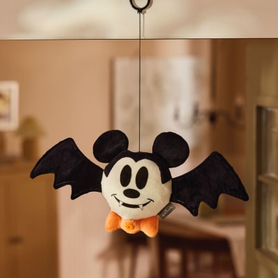 Disney Mickey Mouse Drop-n-Greet Bat Plush With Motion-Activated Sound and Motion, 8