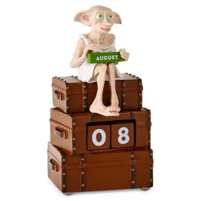 Harry Potter™ Dobby™ on Suitcases Perpetual Calendar With Sound