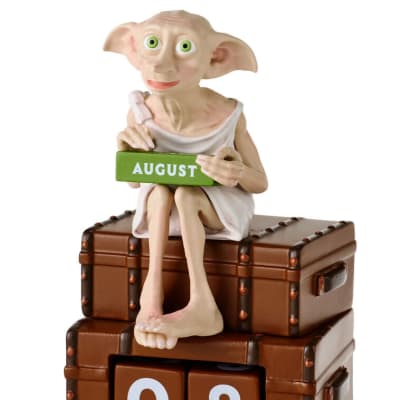Harry Potter™ Dobby™ on Suitcases Perpetual Calendar With Sound