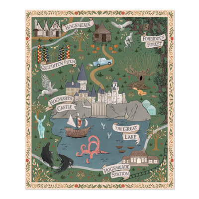 Harry Potter™ Map Throw Blanket, 50x60