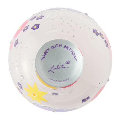 Lolita® Happy 80th Birthday Stemless Wine Glass