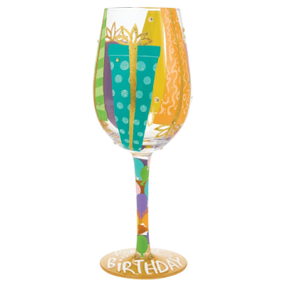 Lolita® Birthday Bounty Wine Glass