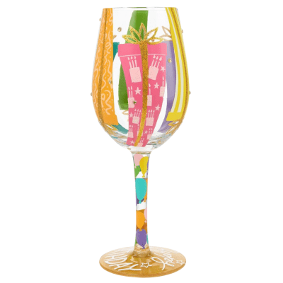 Lolita® Birthday Bounty Wine Glass