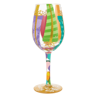 Lolita® Birthday Bounty Wine Glass