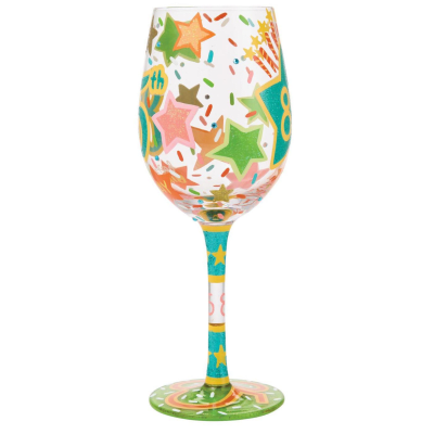 Lolita® Happy 85th Birthday Wine Glass