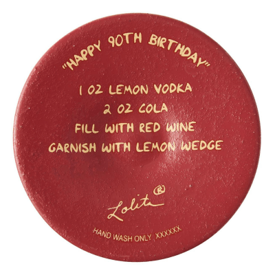 Lolita® Happy 90th Birthday Wine Glass