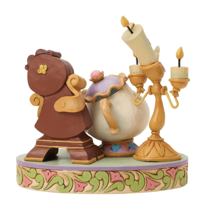 Jim Shore | Disney Beauty And The Beast 'Lumiere, Mrs Potts, Cogsworth' Figurine