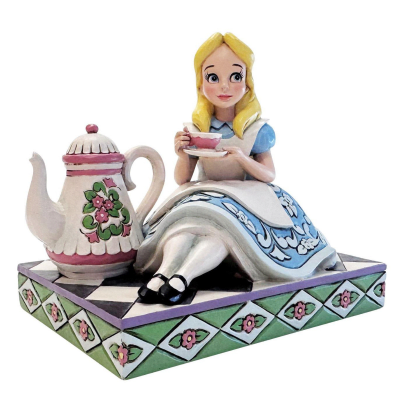 Jim Shore | Disney Alice in Wonderland 'Alice with Teapot' Figurine