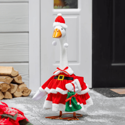 Giddy the Goose | Porch Goose Outfit, Mrs. Claus