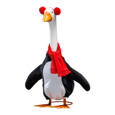Giddy the Goose | Porch Goose Outfit, Winter Penguin