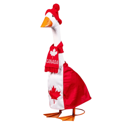 Giddy the Goose | Porch Goose Outfit, Maple Pride
