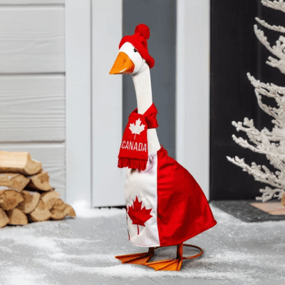 Giddy the Goose | Porch Goose Outfit, Maple Pride
