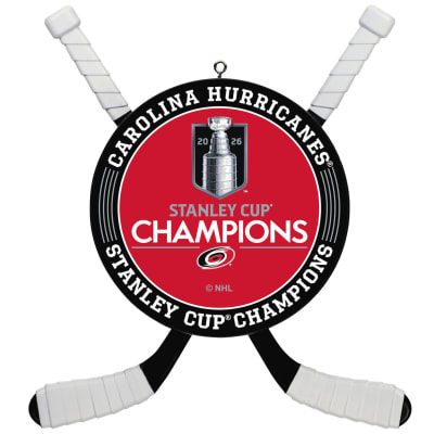 NHL Carolina Hurricanes® 2026 Stanley Cup® Champions Hockey Ornament