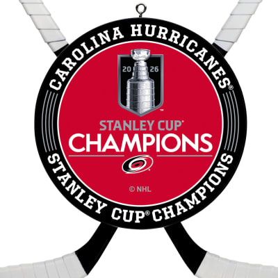 NHL Carolina Hurricanes® 2026 Stanley Cup® Champions Hockey Ornament