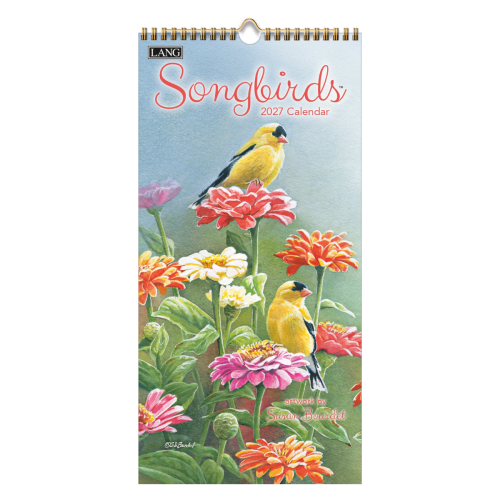 Lang 2027 Calendar | Songbirds - Vertical