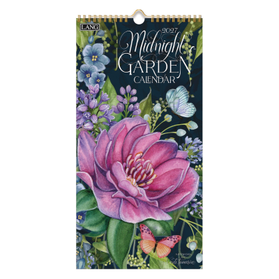 Lang 2027 Calendar | Midnight Garden - Vertical
