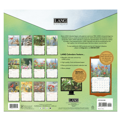 Lang 2027 Calendar | Songbirds