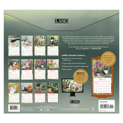 Lang 2027 Calendar | Cats In The Country