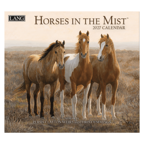 Lang 2027 Calendar | Horses In The Mist