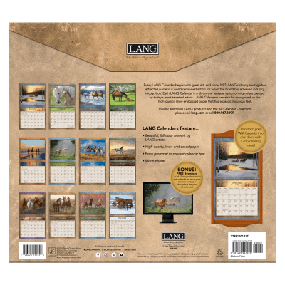 Lang 2027 Calendar | Horses In The Mist