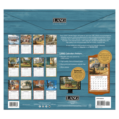 Lang 2027 Calendar | Simple Country