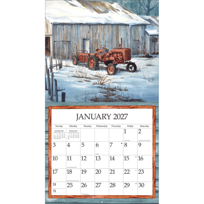 Lang 2027 Calendar | Simple Country