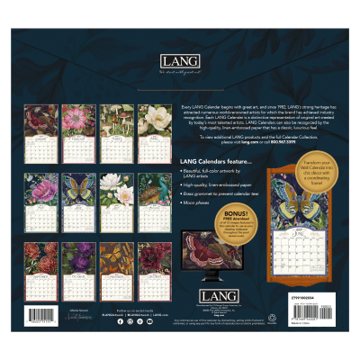 Lang 2027 Calendar | Midnight Garden
