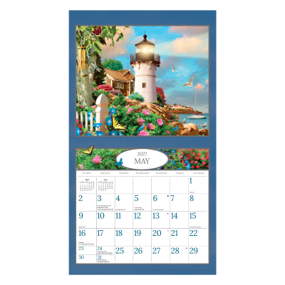Lang 2027 Calendar | Lighthouses