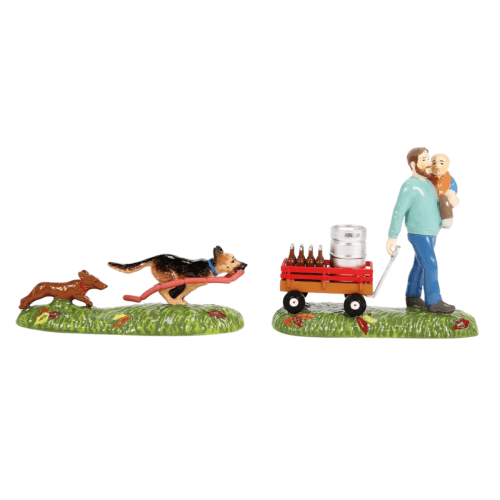 Department 56 | Headin' To The Fest (2 Set) Figurines